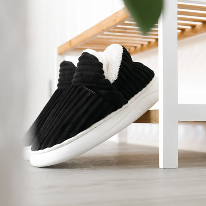 Pantoufles d'hiver en peluche avec semelle épaisse antidérapante - Olaf