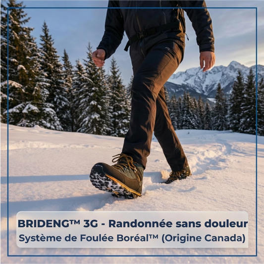 BRIDENG - Chaussures de randonnée antidérapantes 3G